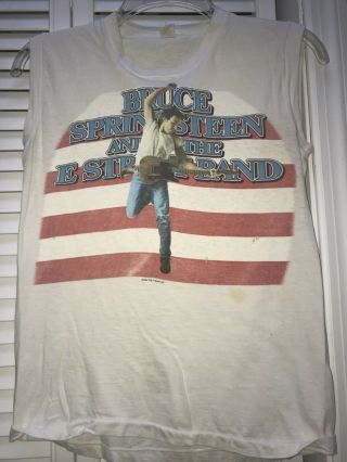 Bruce Springsteen 1984 Vintage Concert T - Shirt