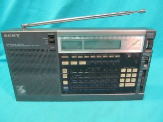Sony Icf - 2010 Am Fm Lw Mw Sw Shortwave Radio Made In Japan