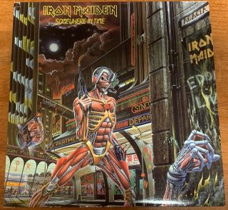 Iron Maiden ‎– Somewhere In Time.  Vintage Vinyl Lp Record 33rpm