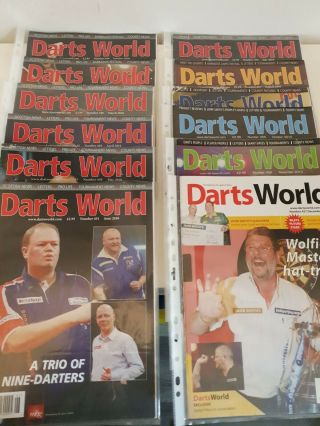Darts World Magazines - All 12 Issues 2010 Vintage