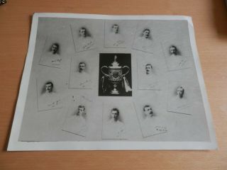Tottenham Hotspur Vintage Photograph 1901 Fa Cup Winning Team