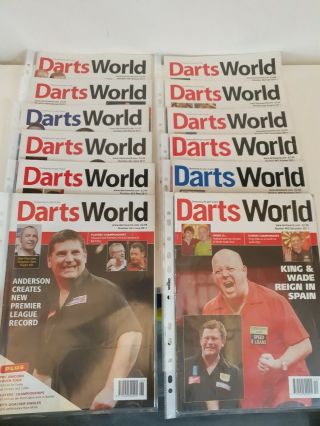 Darts World Magazines - All 12 Issues 2011 Vintage