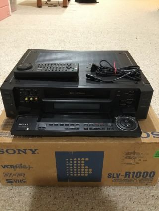SONY SLV - R1000 S - VHS VCR - VHS Player 2