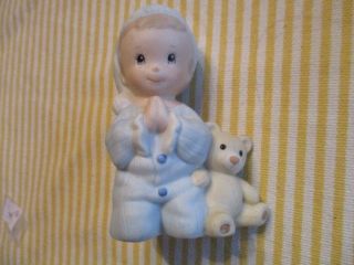 Vintage Homco Praying Boy and Girl 2 Figurines Bedtime Prayer No.  1433 Home Inte 2