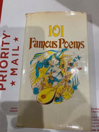 101 Famous Poems With A Prose Supplement By Reilly & Lee (1958 Hardcover)