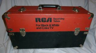 Vintage Rca Tubes Case For Black & White And Color Tv - Good For Multiple Uses