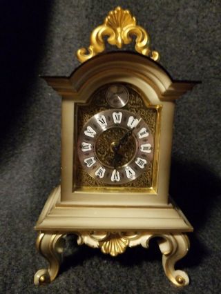 Vintage Reuge Musical Alarm Clock Schmid Lara 