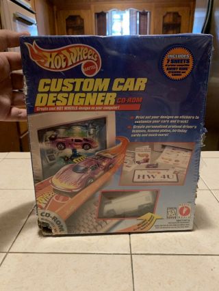 Vintage 1997 Hot Wheels Custom Car Designer With Vw Drag Bus Mattel (other)