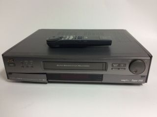 Jvc Vhs Hr - S6900u Vcr Plus Video Cassette Recorder S - Vhs Hi - Fi With Remote