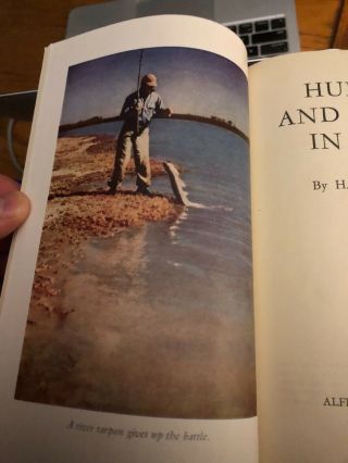 Vintage Hunting and Fishing in Texas,  First Edition,  Stillwell 1946,  Dust Jacket 3