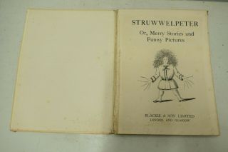 Vintage Child ' s Book - Struwwelpeter - Published by Blackie - Illustrated - Hbk 3