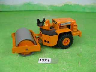 Vintage Nzg Toys Diecast Construction Model Sp60 Roller Ingersoll Rand 1371