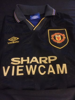 Manchester United Football Shirt (vintage Umbro) - Medium -