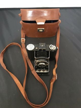 Vintage Kodak Vollenda 48 Folding Camera W/case Uses 127 Film
