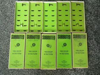 Vintage - 1970s - Subbuteo - Football - H - W - Spare - Boxes X 5 - All Include Inners.