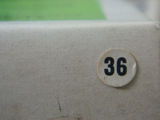 VINTAGE 1960s SUBBUTEO - H/W REFERENCED BOX - FLORIANA - 36 OHW 3