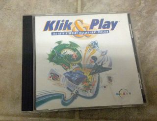Maxis Klik & Play The Revolutionary Instant Game Creator Cd For Windows 95 & 3.  1