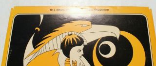 Vtg Fillmore Bill Graham Concert Poster 1st 1971 Miles Davis 279 (17 of 60) 2