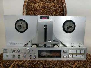 Akai Gx - 77 Reel - To - Reel 4 - Track Stereo Tape Deck For - - Read Info - -