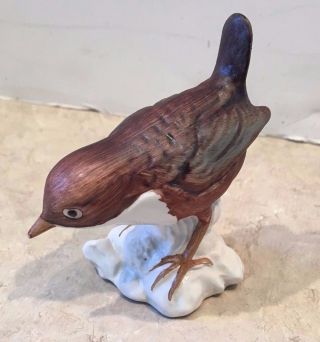 Vtg Wren Bird Figurine Goebel West Germany Vgc 38 - 142