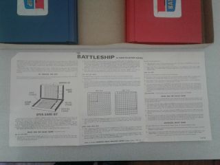 Vintage 1971 Milton Bradley Game Of Battle Ship 5