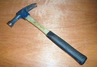 Vintage Klein Tools 807 18 Oz.  Straight Claw Hammer Chicago Usa