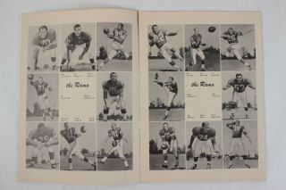 1963 Los Angeles Rams vs Dallas Cowboys Football Program NFL Vintage 7