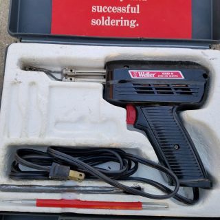 Weller 8200 N Soldering Gun Iron 100/140 Watt With Case Tool Repair Apex Vintage 2