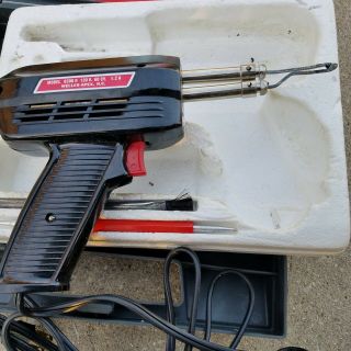 Weller 8200 N Soldering Gun Iron 100/140 Watt With Case Tool Repair Apex Vintage 5