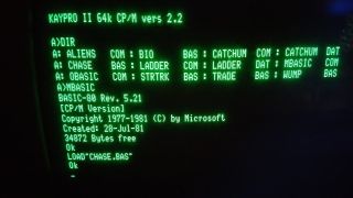 Kaypro II (2) System/bootdisk 5 DISKS (basic) games,  The Word,  ProfitPlan CP/M 7