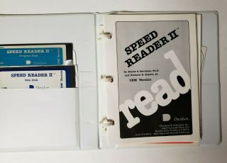 SPEED READER II - DAVIDSON - IBM PC 5