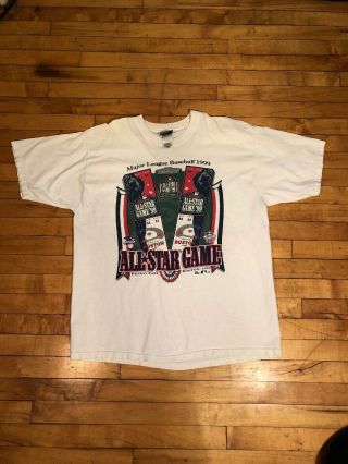 Vintage Mlb All Star Game T Shirt Xl 1999 Boston Fenway Park