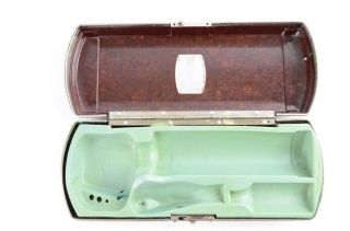 Vintage Welch Allyn kit Otoscope Ophthalmoscope Set in Bakelite Case 6