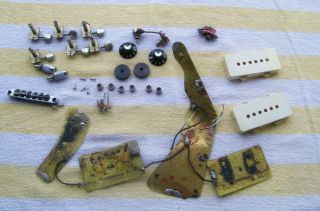 Fender Jazzmaster Vintage Parts From 1966
