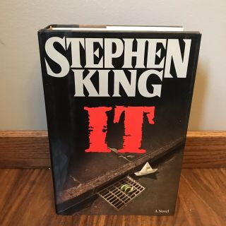 It 1986 Stephen King Horror Book 1st Edition Printing Vtg Hardcover Dust Jacket