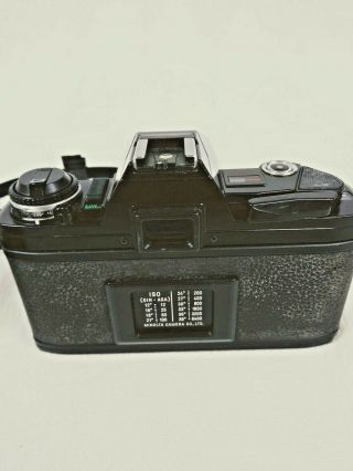 Vintage Minolta X - 7A SLR 35mm Camera MD 50mm 1.  7 Lens Serviced 6
