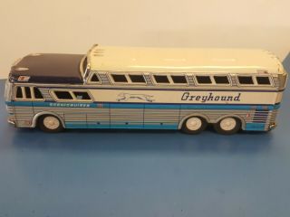 Vintage Greyhound Scenicruiser Express Friction Tin Coach Toy Bus Japan 6916 4