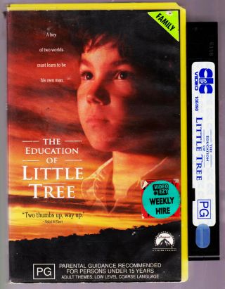 The Education Of Little Tree Vhs Video Tape Vintage 1996