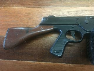 Vintage Toy Cap Gun 1950 ' s Marx Tommy Gun Thompson Submachine Gun 19 