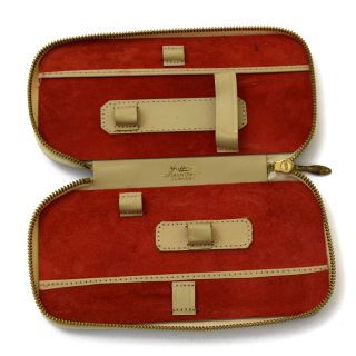 Vintage GRIFFON Manicure 5 - Piece Set with Top - grade Cowhide Zip Case 5
