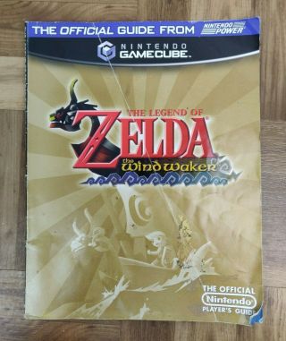 Vintage The Legend Of Zelda Wind Waker Nintendo Gamecube Official Guide Power