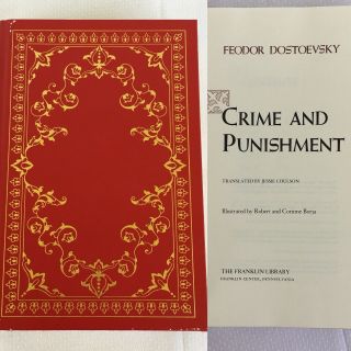 The Franklin Library: Crime And Punishment By Feodor Dostoevsky