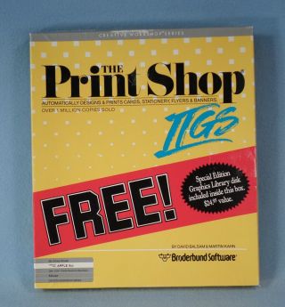 The Print Shop For Apple Iigs,  Creative Workshop Series, .