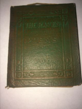 Vintage The Raven Amd Other Poems Edgar Allen Poe Little Leather Library 1900s