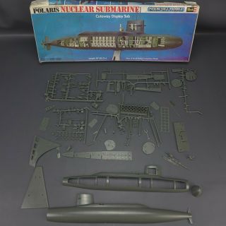 Vintage Revell Polaris Nuclear Submarine Show Off Model H - 437 - Not Complete