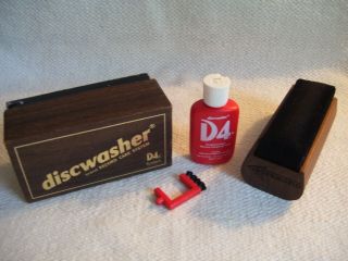 Vintage Discwasher Vinyl Record Care System D4,  System Complete 4