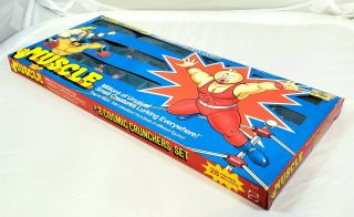 1985 Vintage M.  U.  S.  C.  L.  E.  Cosmic Crunchers Set 2 Complete Mattel Bandai Muscle