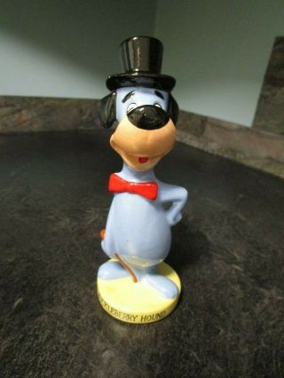 Vintage Ceramic Huckleberry Hound Figurine - Hanna Barbera Ideas Inc