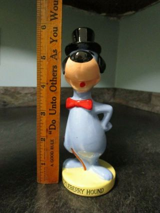 Vintage Ceramic HUCKLEBERRY HOUND Figurine - Hanna Barbera Ideas Inc 7
