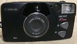 Canon Sure Shot 85 Zoom Af 35mm Vintage Film Camera 38/85mm